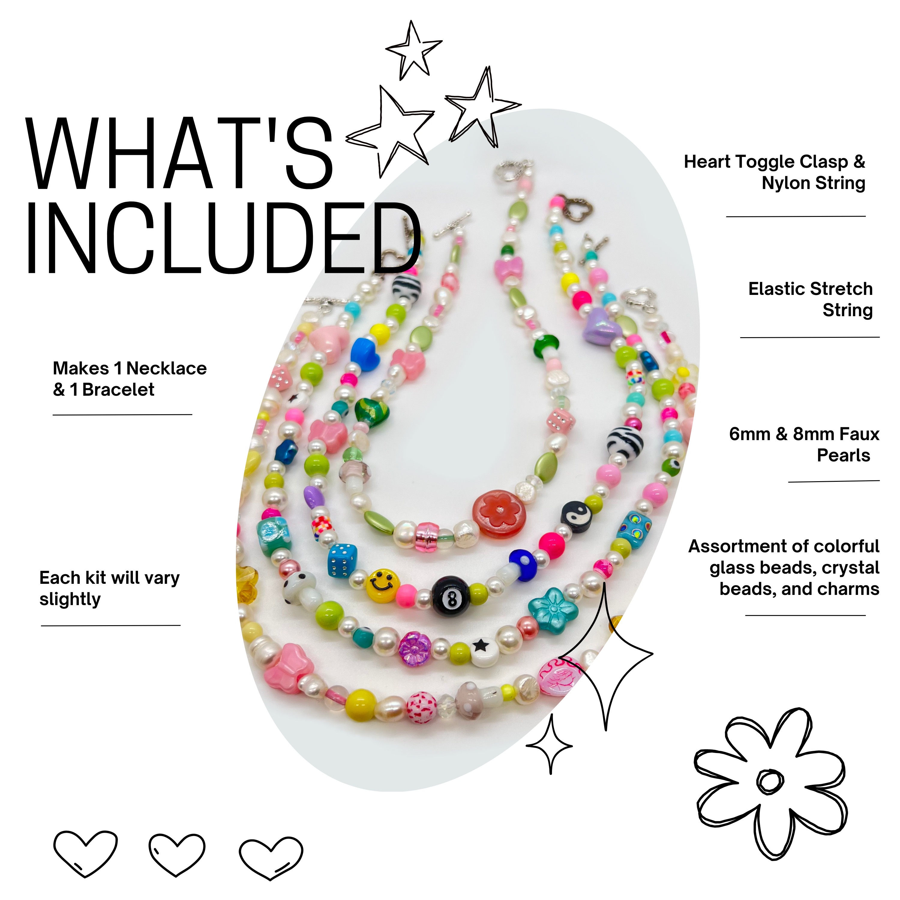Letter Bead Diy Jewelry Accessory Set | Kit Beads Bracelets Necklaces - 3mm  Color - Aliexpress
