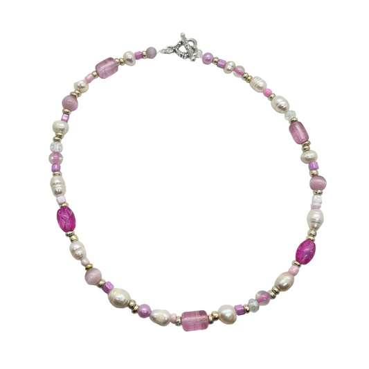 FRESHWATER PEARL PINK NECKLACE